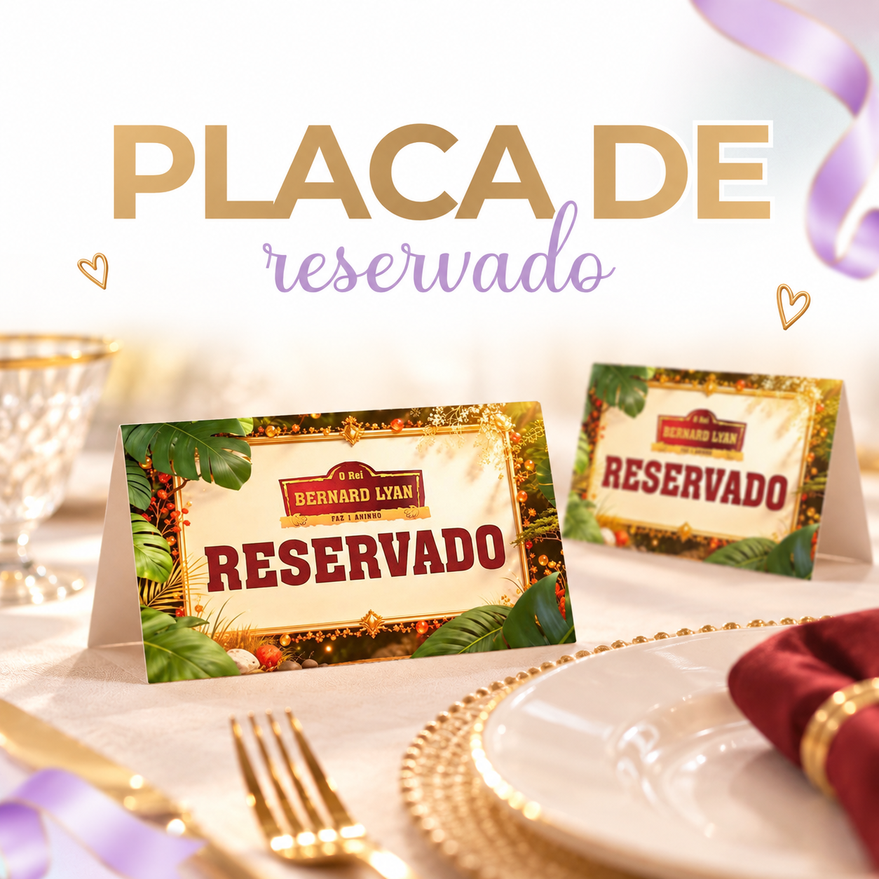 Placa de Reservado