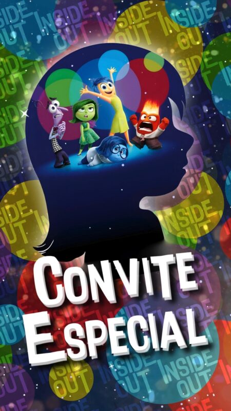 Convite Animado Plus - Divertidamente
