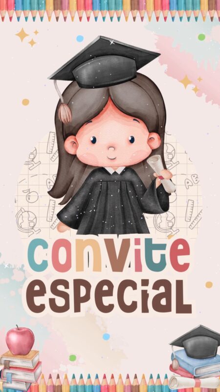 Convite Animado Plus - Formatura ABC