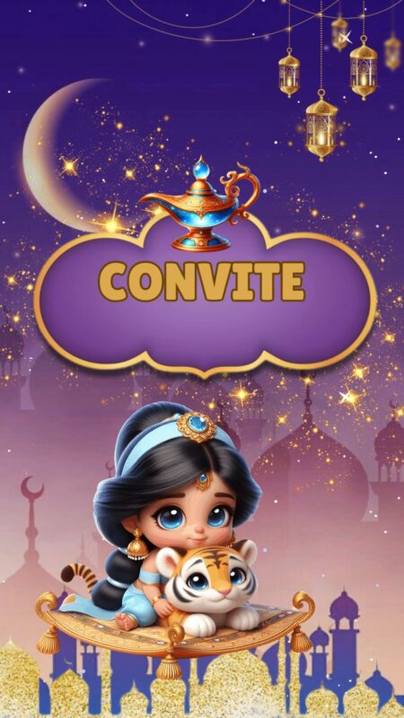 Convite Animado Plus - Jasmine