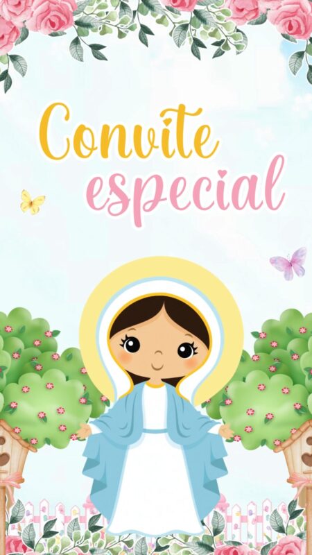 Convite Animado Plus - Nossa Senhora