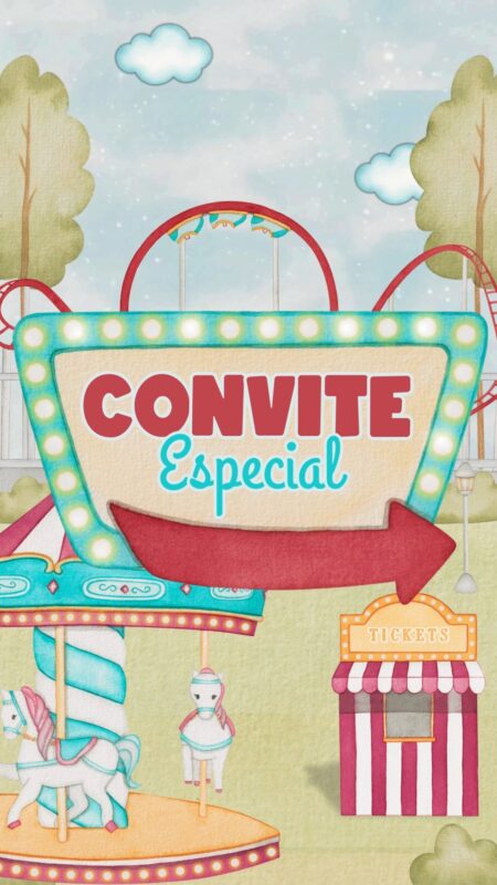 Convite Animado Plus - Parque de Diversão