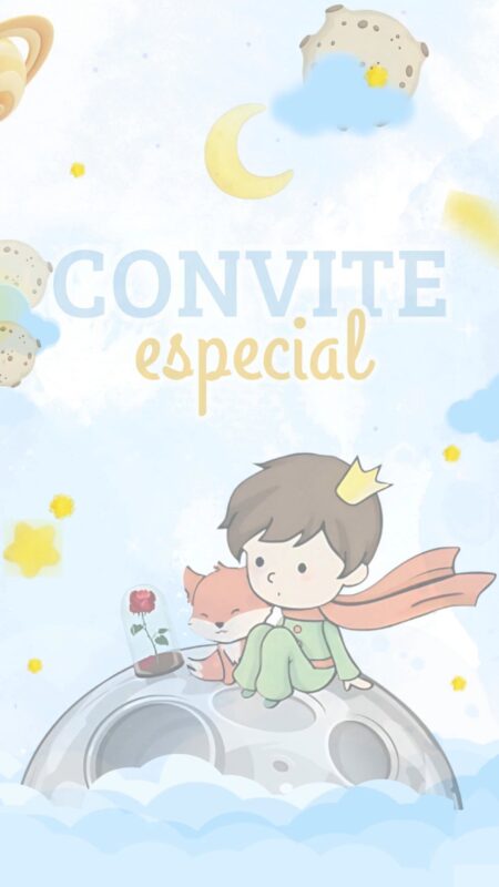 Convite Animado Plus - Pequeno Princípe