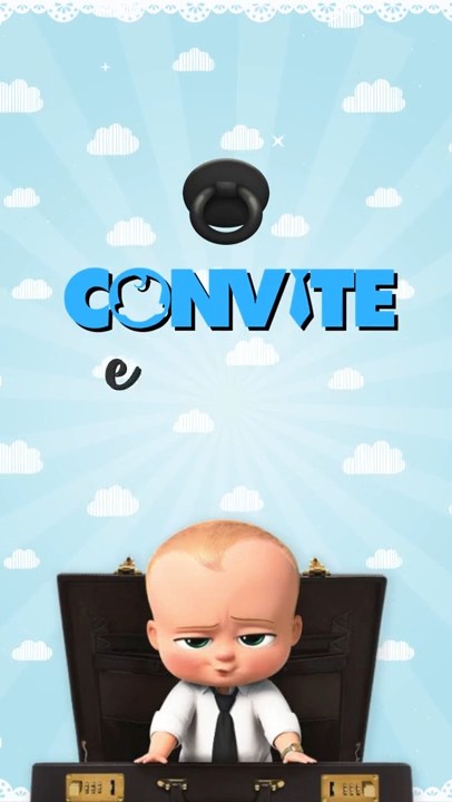 Convite Animado Plus - Poderoso Chefinho