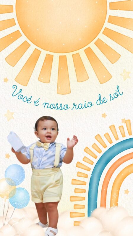 Convite Animado Plus - Raio de Sol #2