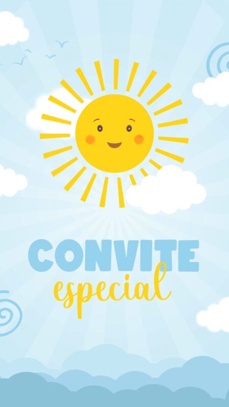 Convite Animado Plus - Raio de Sol