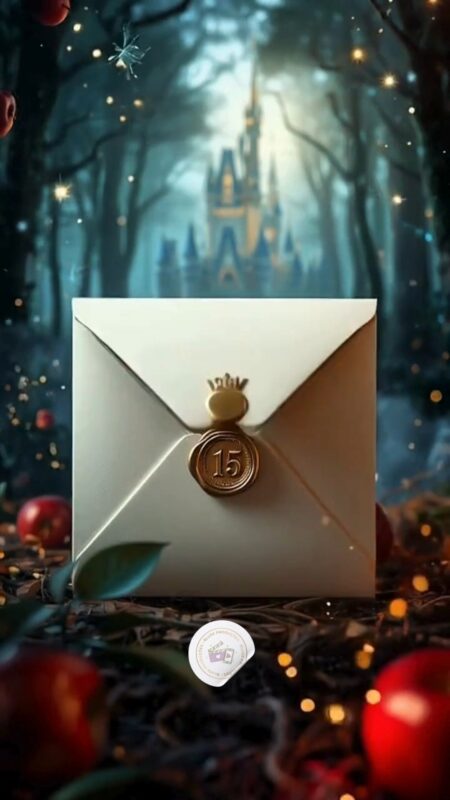Convite Cinemágico Interativo - Branca de Neve - 15 Anos - 1 Cena