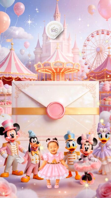 Convite Cinemágico Interativo - Circo da Minnie 3