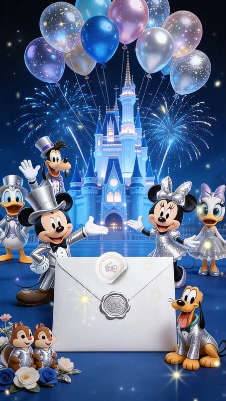 Convite Cinemágico Interativo - Disney 100 Anos 2