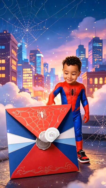 Convite Cinemágico Interativo - Homem Aranha 3