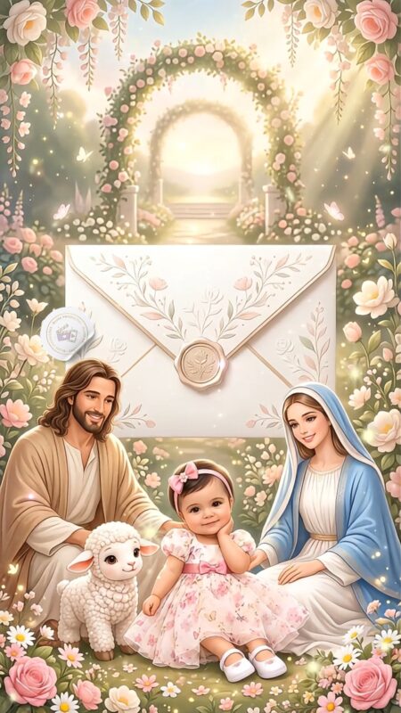 Convite Cinemágico Interativo - Jardim Jesus e Nossa Senhora - 1 Cena