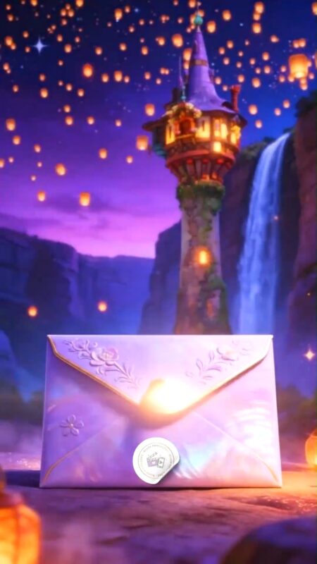 Convite Cinemágico Interativo - Rapunzel - 15 Anos 2 - 1 Cena