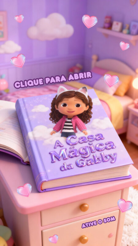 Convite Cinemágico Interativo - A Casa Mágica da Gabby