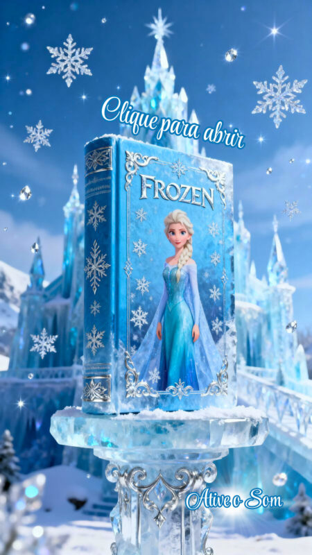 Convite Cinemágico Interativo - Frozen