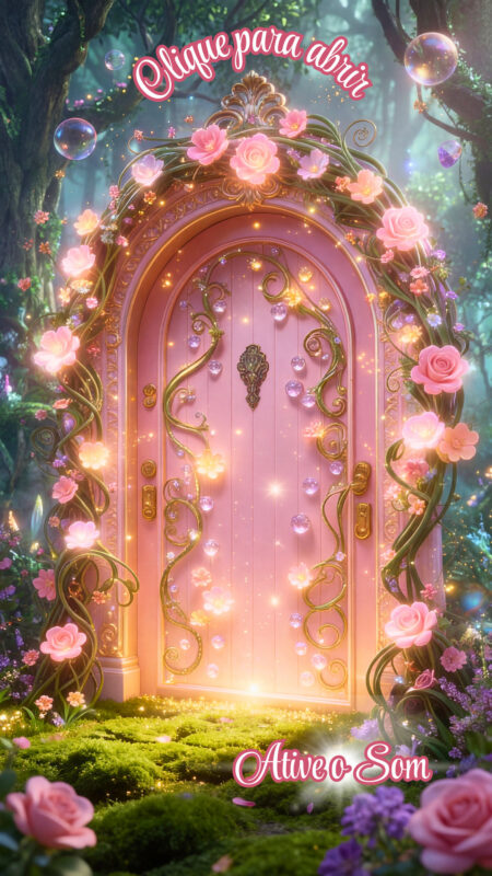 Convite Cinemágico Interativo - Jardim Encantado