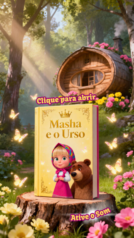 Convite Cinemágico Interativo - Masha e o Urso