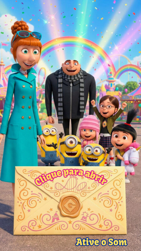 Convite Cinemágico Interativo - Meu Malvado Favorito