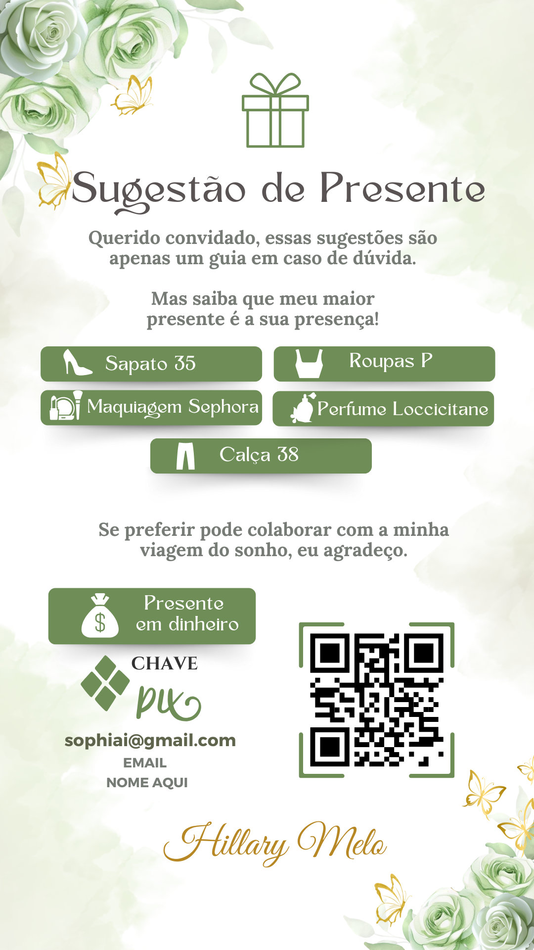 Convite Infinity - 15 anos Verde - Imagem 4