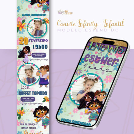 Convite Infinity - Encanto