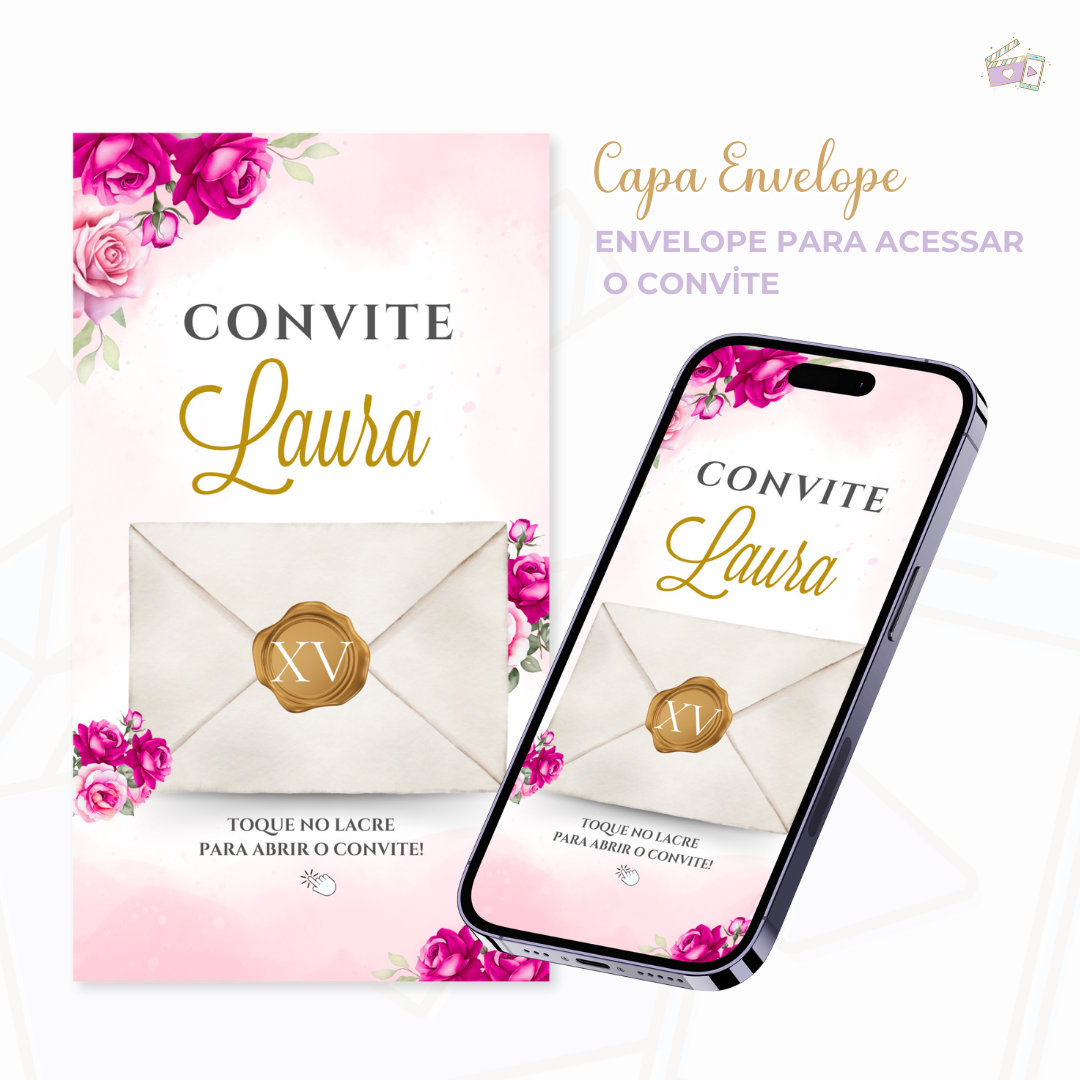 Convite Infinity - Pink 4 - Imagem 2