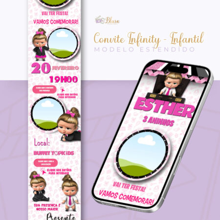Convite Infinity - Poderosa Chefinha
