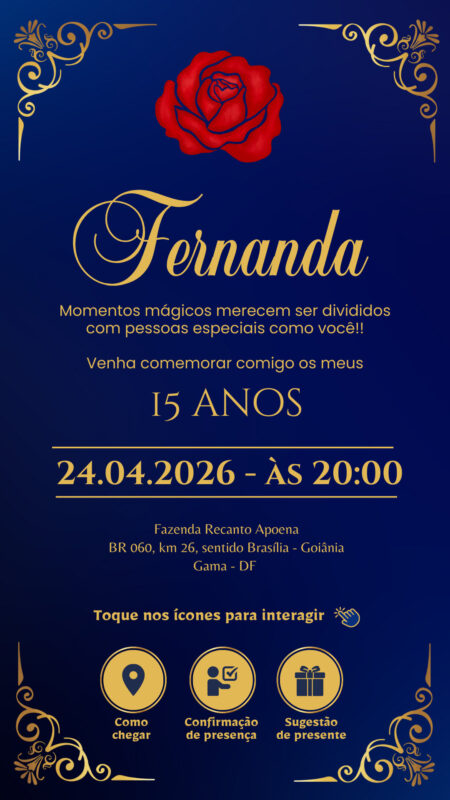 Convite Interativo - A Bela e a Fera 6