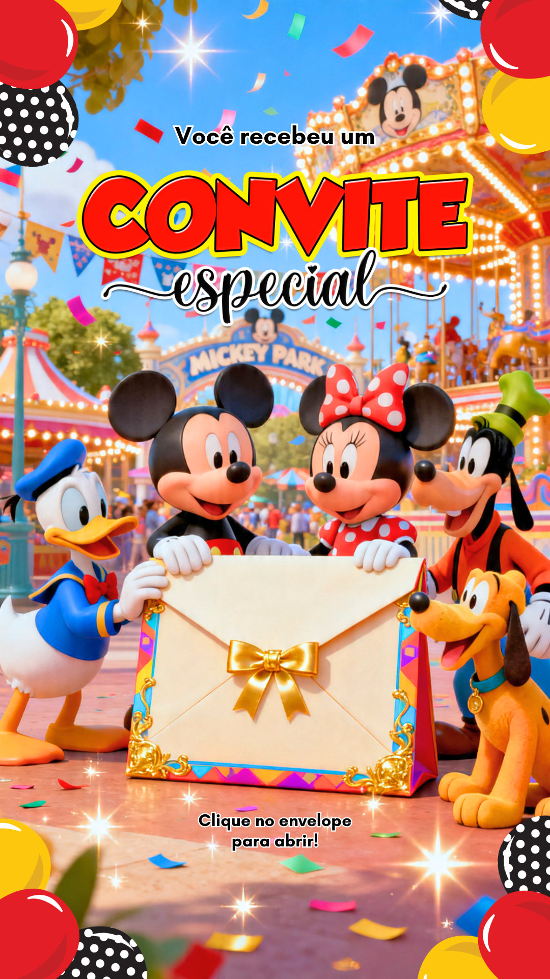 Convite Interativo - A turma do Mickey - Imagem 2