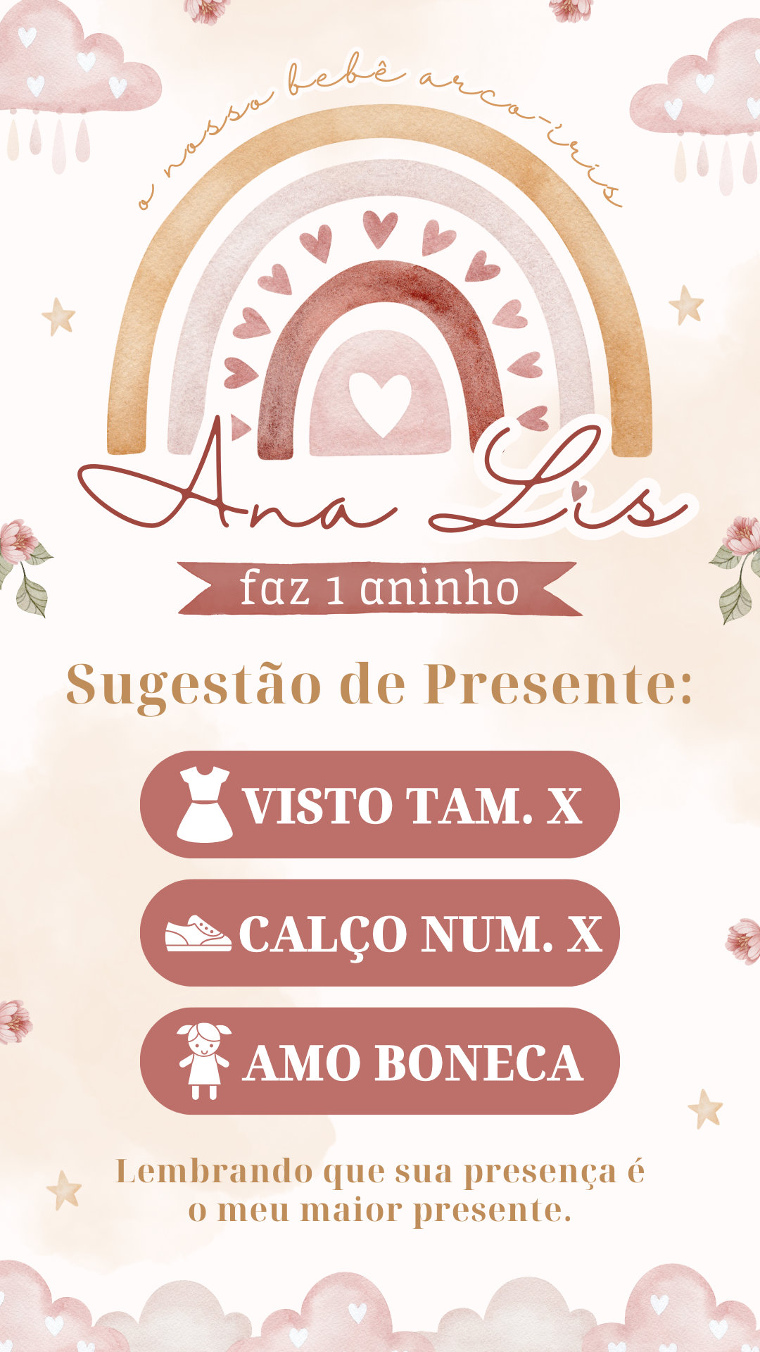 Convite Interativo - Arco íris Boho - Imagem 2