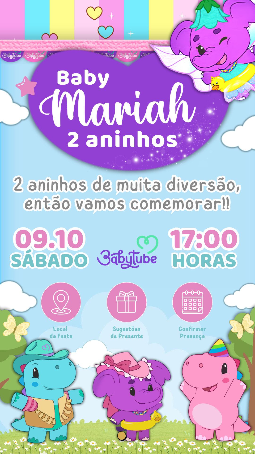 Convite Interativo - Babytube