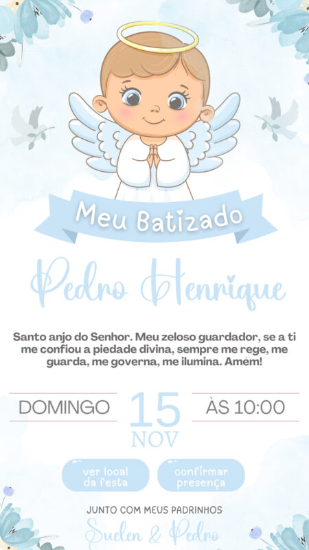 Convite Interativo - Batizado