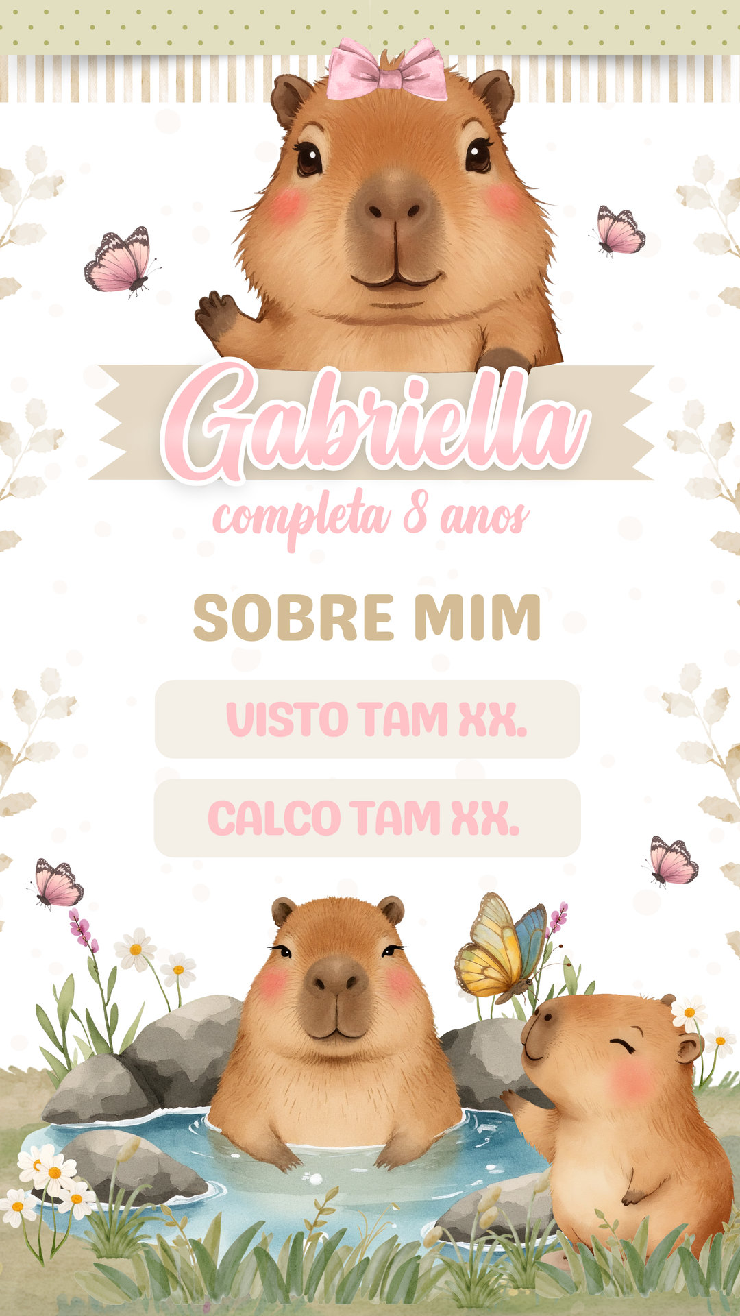 Convite Interativo - Capivara - Imagem 2