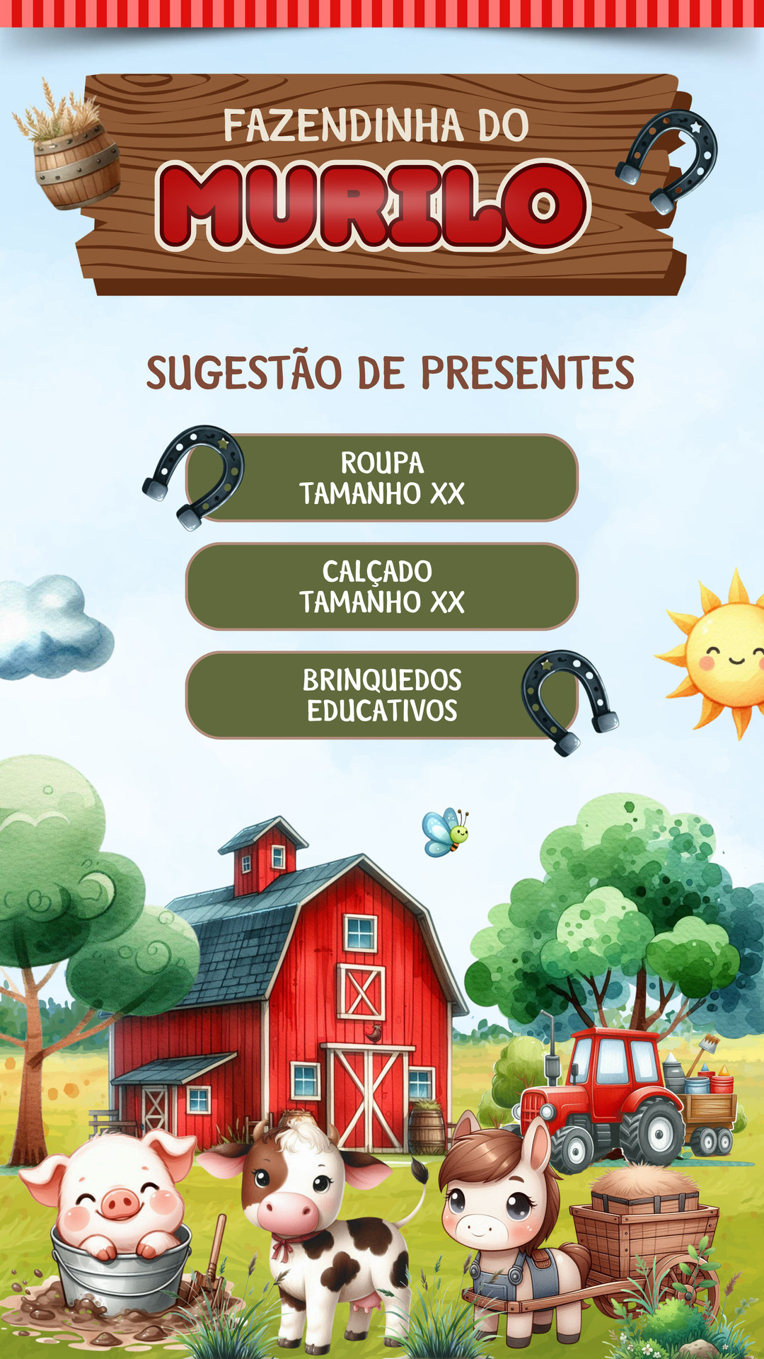 Convite Interativo - Fazendinha - Imagem 2