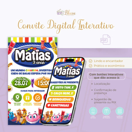 Convite Interativo - Fini