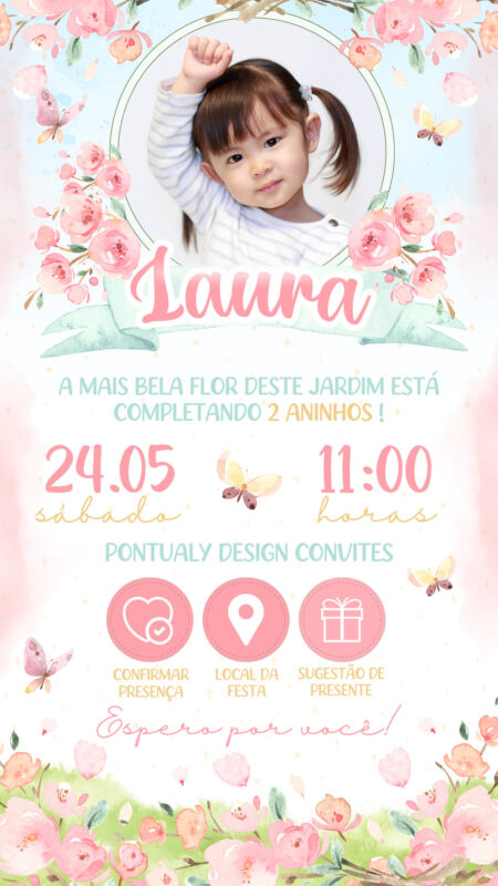 Convite Interativo - Jardim