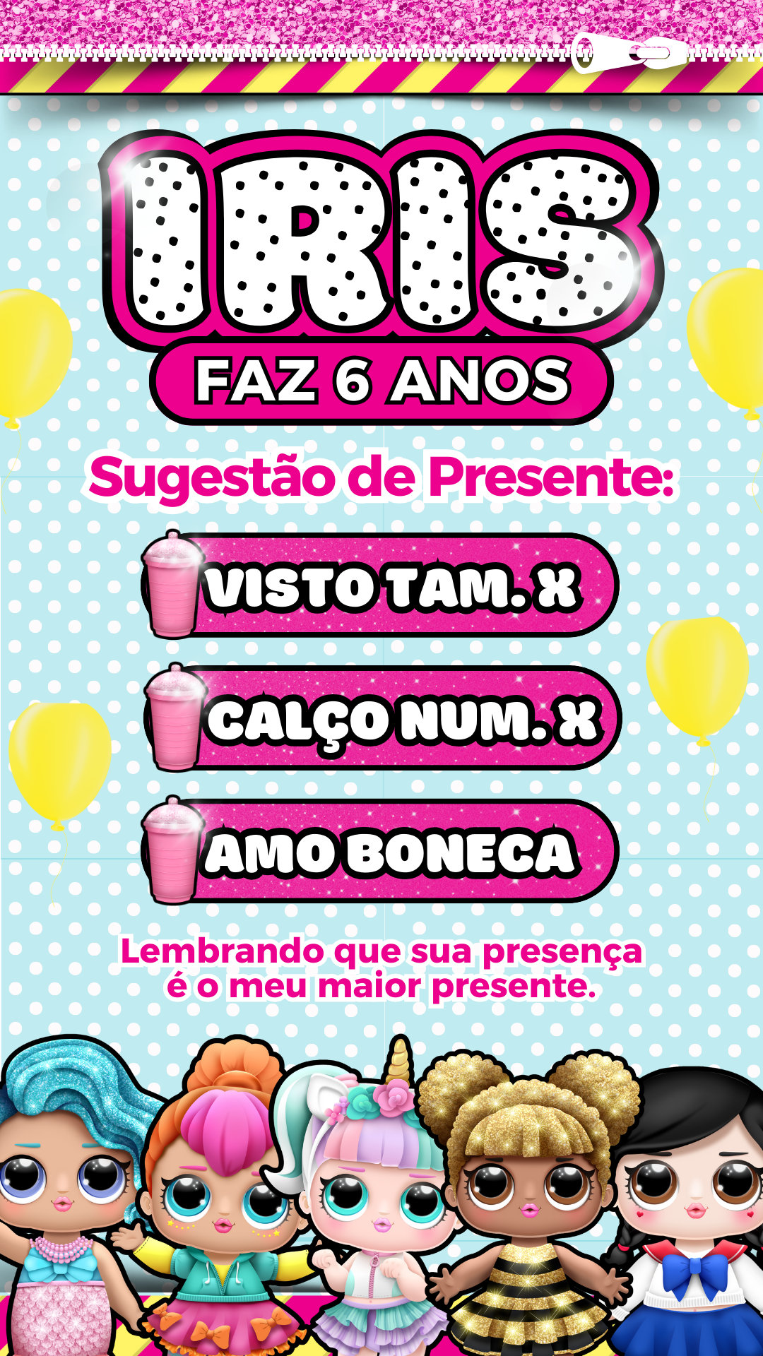 Convite Interativo - LOL - Imagem 2