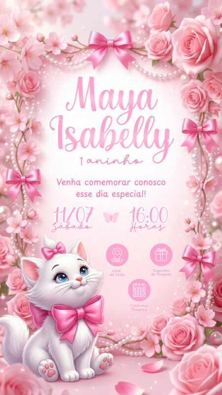Convite Interativo - Marie