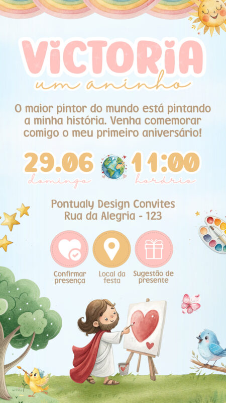 Convite Interativo - O Maior Pintor do Mundo