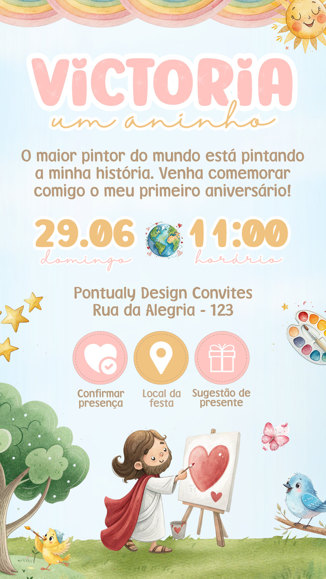 Convite Interativo - O Maior Pintor do Mundo