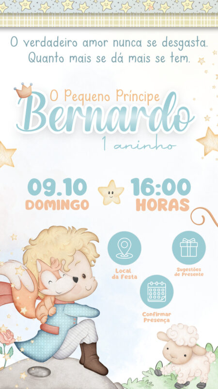 Convite Interativo - Pequeno Princípe