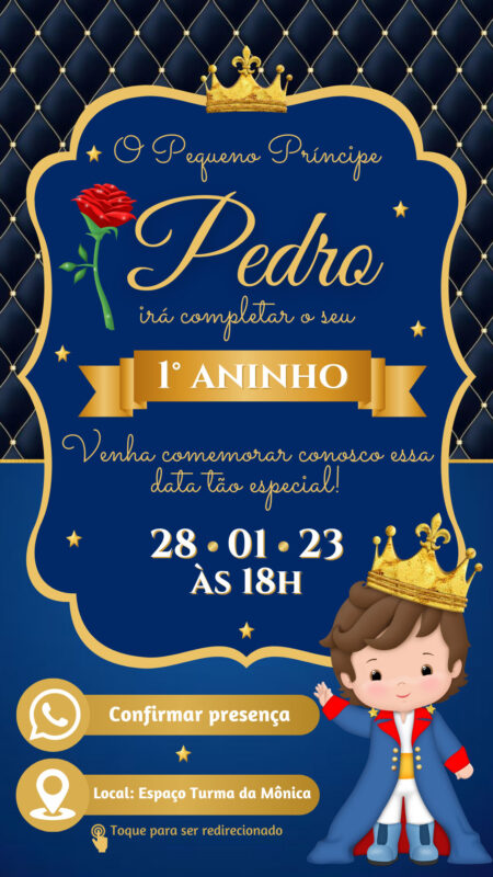 Convite Interativo - Pequeno Princípe