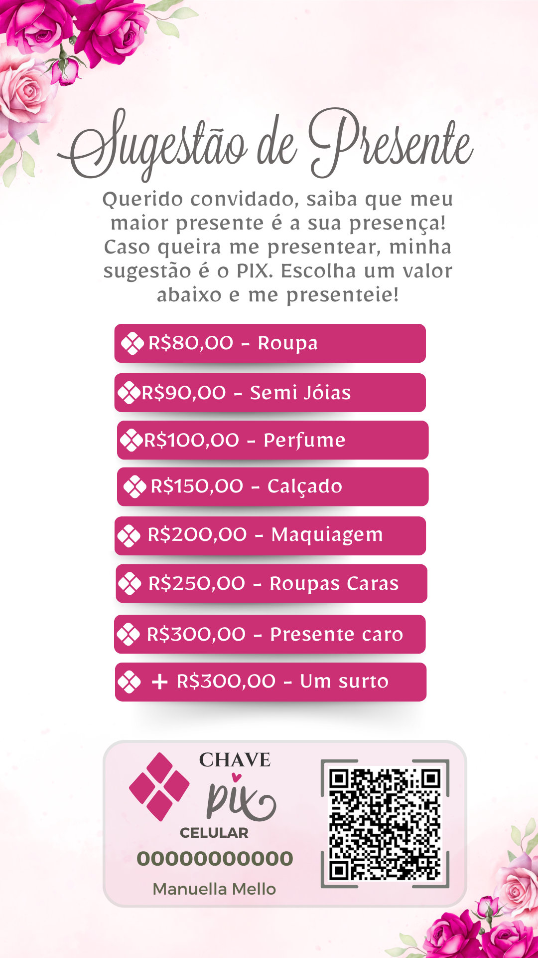 Convite Interativo -Pink 1 - Imagem 3