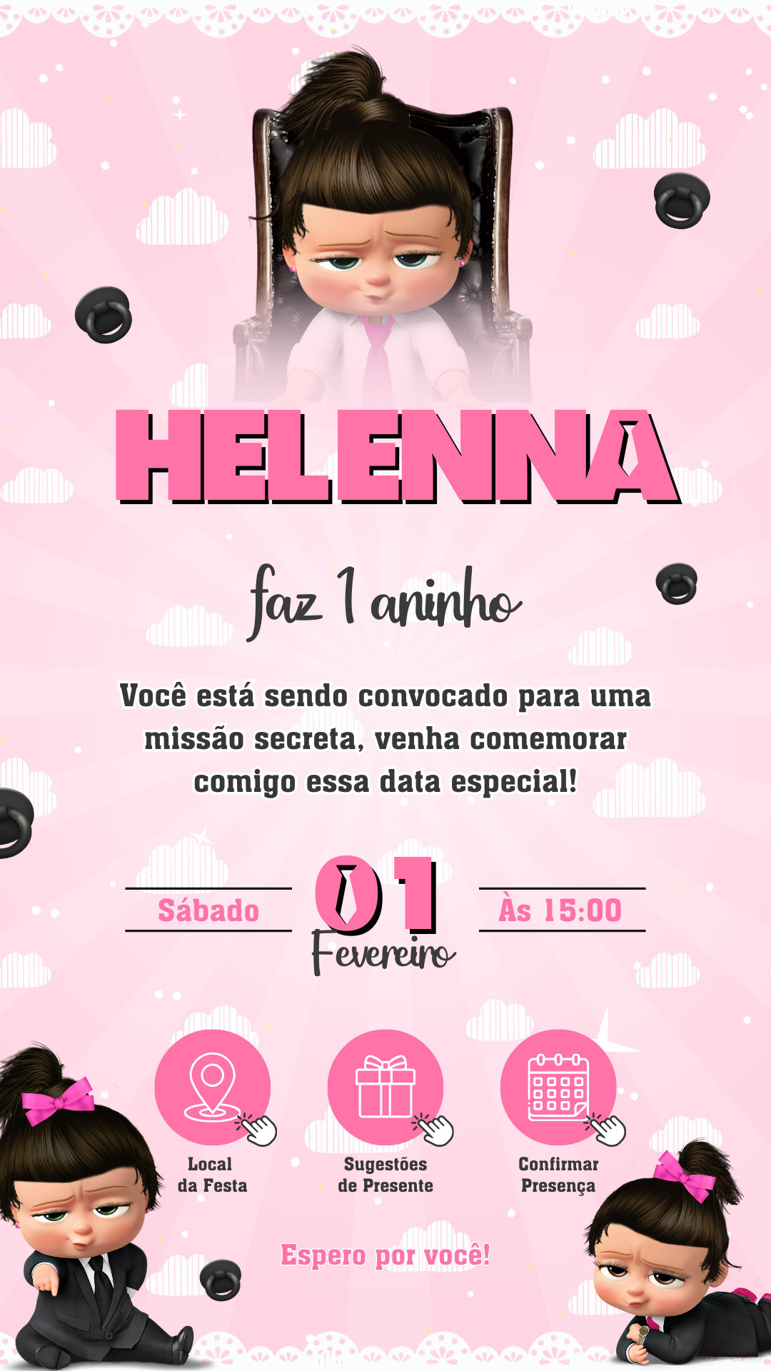 Convite Interativo - Poderosa Chefinha