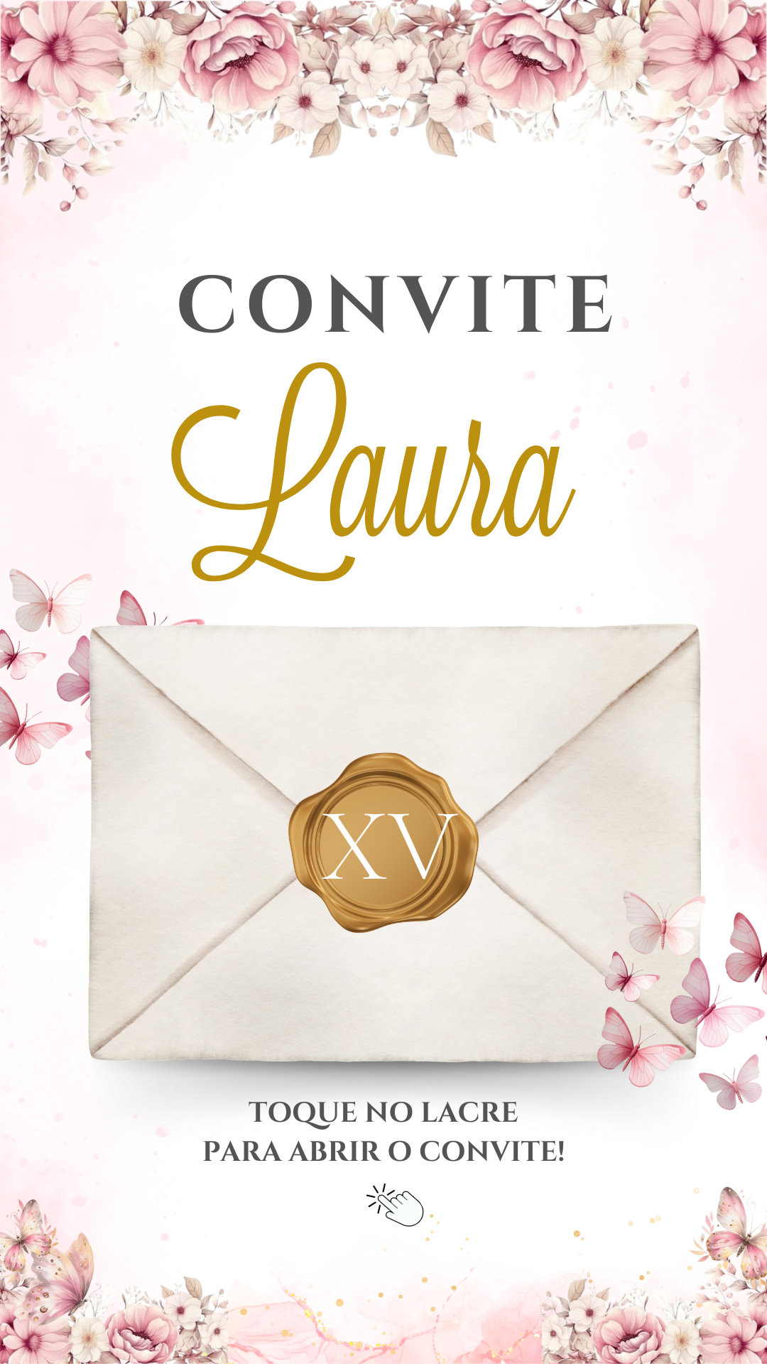 Convite Interativo - Rosa 12 - Imagem 3