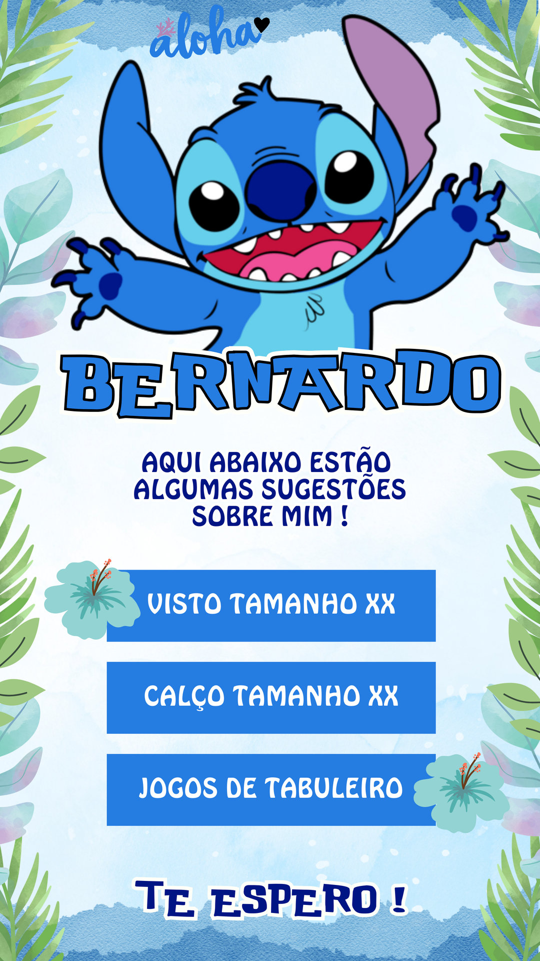 Convite Interativo - Stitch - Imagem 2