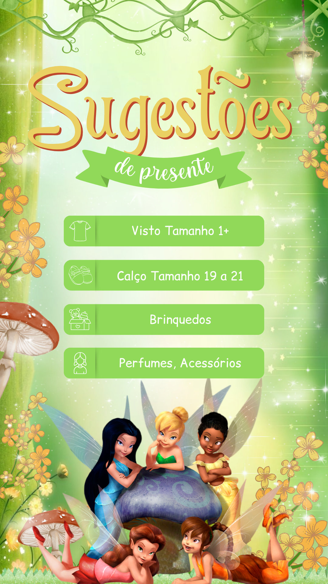 Convite Interativo - Tinker Bell - Imagem 2