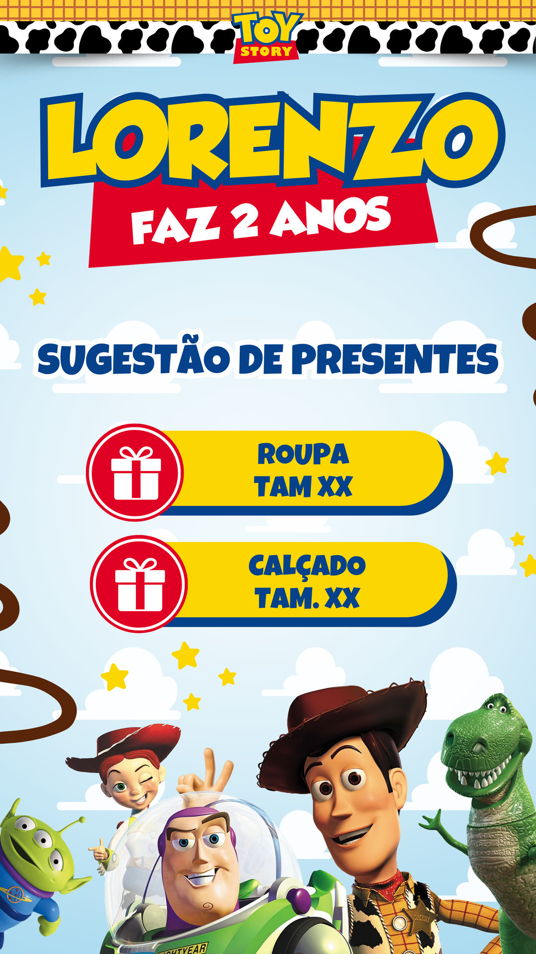 Convite Interativo - Toy Story - Imagem 2