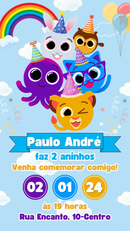 Convite Simples - Bolofofos #2.