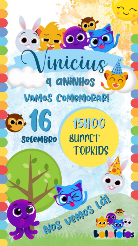 Convite Simples - Bolofofos #3
