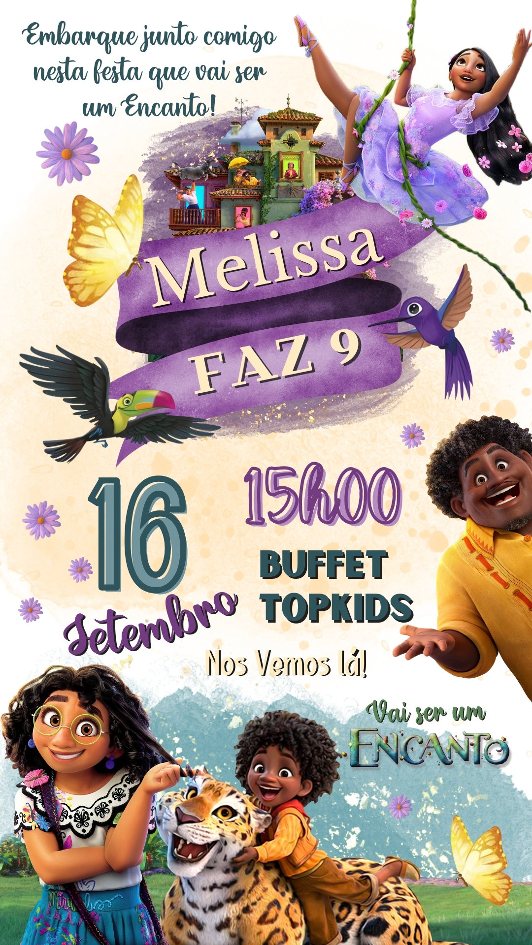 Convite Simples - Encanto