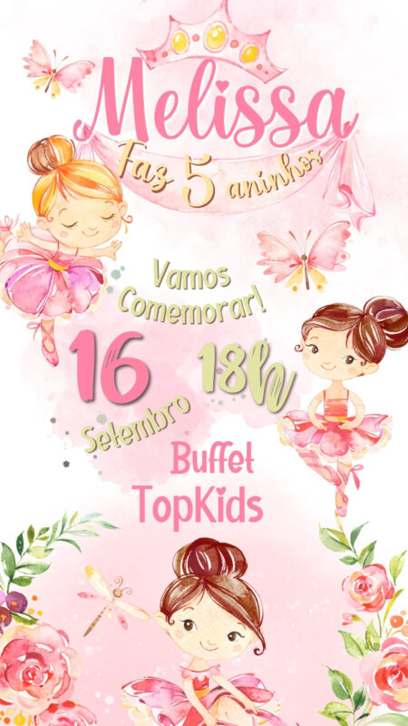 Convite Simples - Fadas #4